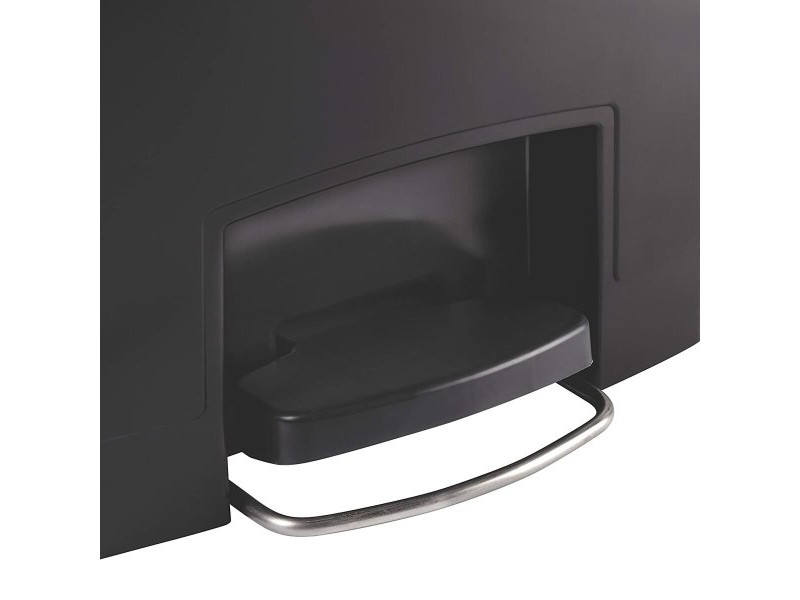 Кошче за Боклук Rubbermaid TAPA BASCULANTE Бял Черен Пластмаса 25 L