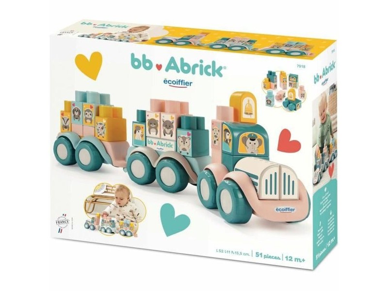 Playset Ecoiffier Train A Construre