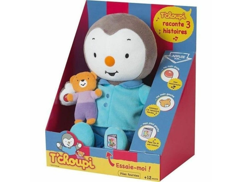 Интерактивен домашен любимец Jemini T'choupi 30 cm