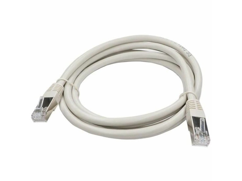 UTP категория 6 твърд мрежови кабел Lineaire Бял 2 m