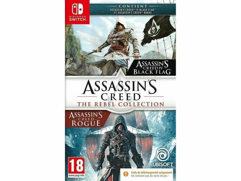 Видео игра за Switch Ubisoft Assassin's Creed: Rebel Collection Код за изтегляне