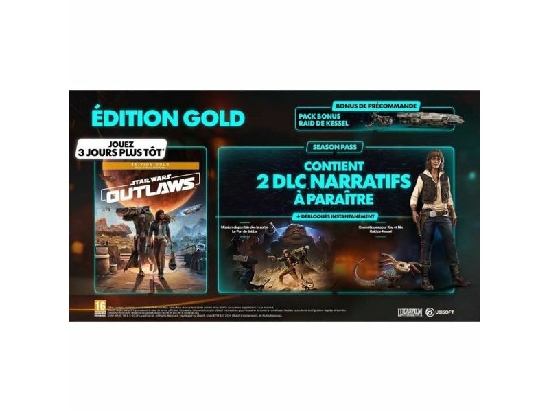 Видеоигра PlayStation 5 Ubisoft Star Wars : Outlaws - Gold Edition