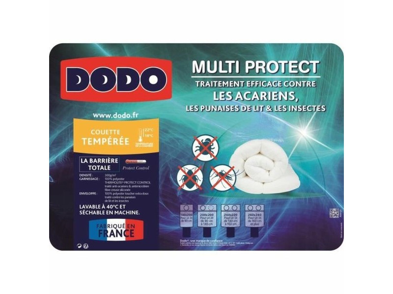 Скандинавски Стил Пълнеж DODO Против акари 200 x 200 cm