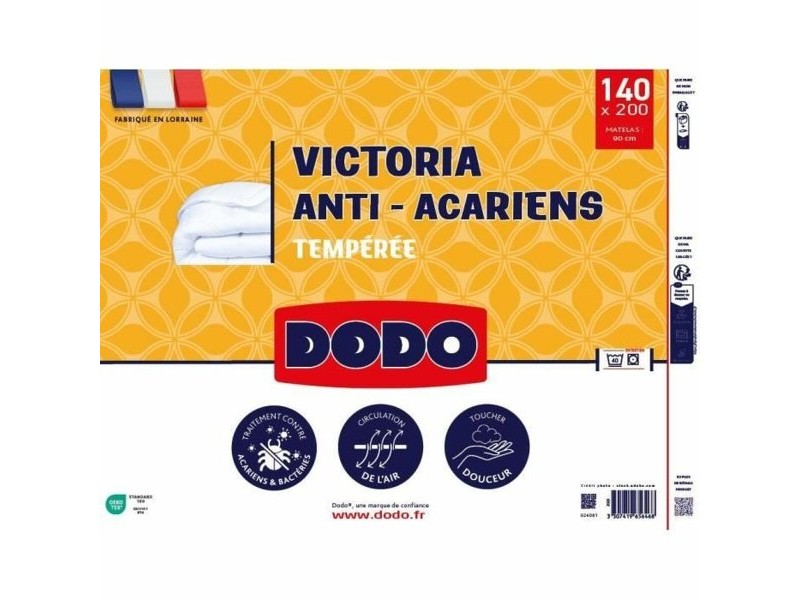 Скандинавски Стил Пълнеж DODO Victoria Бял 140 x 200 cm
