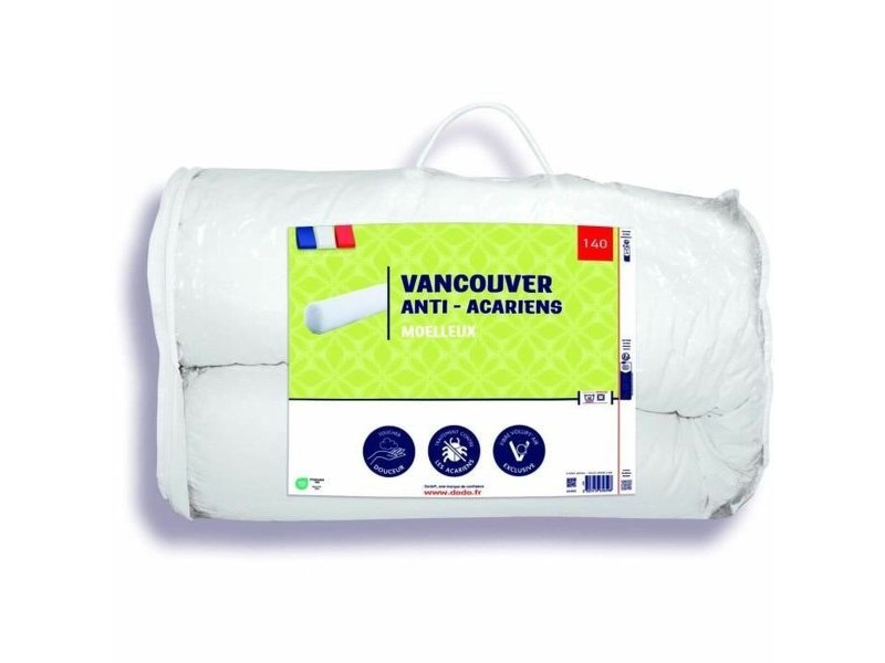 възглавница DODO Vancouver Бял 140 cm Против акари