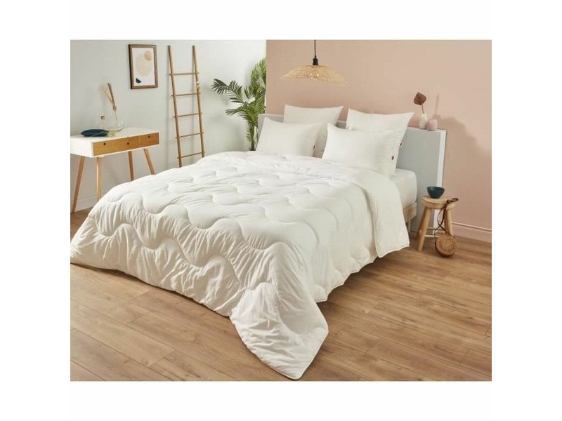 Скандинавски Стил Пълнеж DODO Champs de Lin 140 x 200 cm Бял 450 g/m²