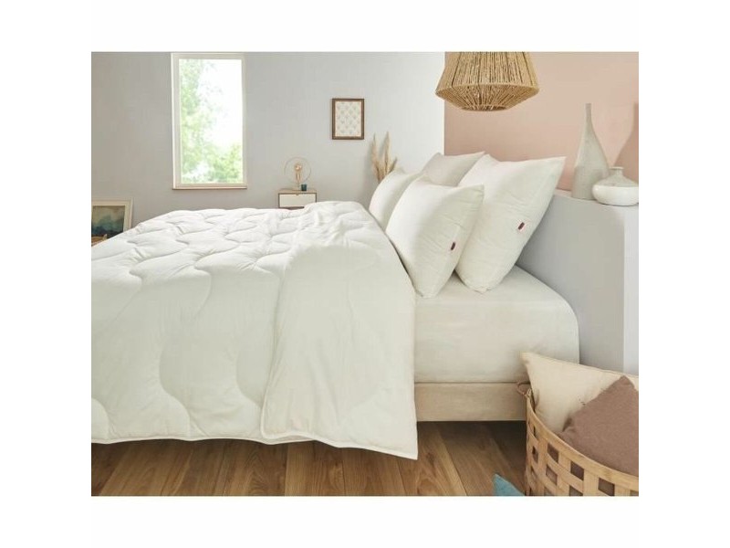 Скандинавски Стил Пълнеж DODO Champs de Lin 140 x 200 cm Бял 450 g/m²