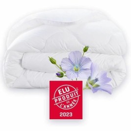 Скандинавски Стил Пълнеж DODO Champs de Lin 240 x 260 cm Бял 450 g/m²