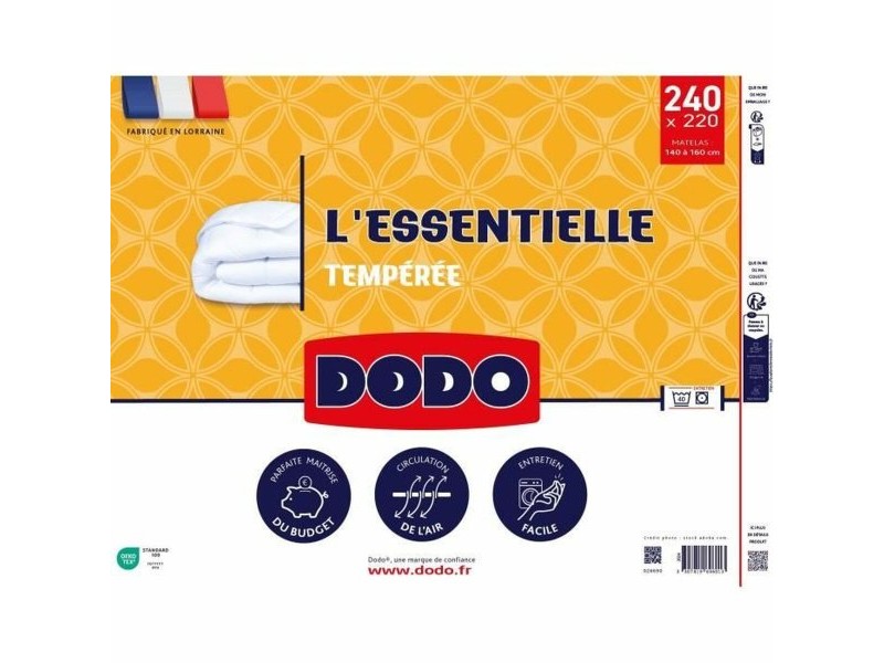 Скандинавски Стил Пълнеж DODO L'Essentielle Tempérée Бял 240 x 220 cm