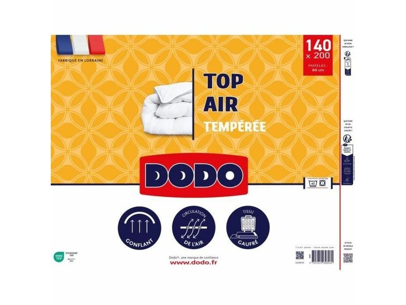 Скандинавски Стил Пълнеж DODO Top Air Бял 300 g/m² 140 x 200 cm Скандинавски Стил Пълнеж DODO Top Air Бял 300 g/m² 140 x 200 cm