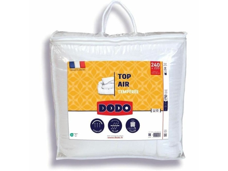 Скандинавски Стил Пълнеж DODO TOP AIR Бял 300 g/m² 220 x 240 cm