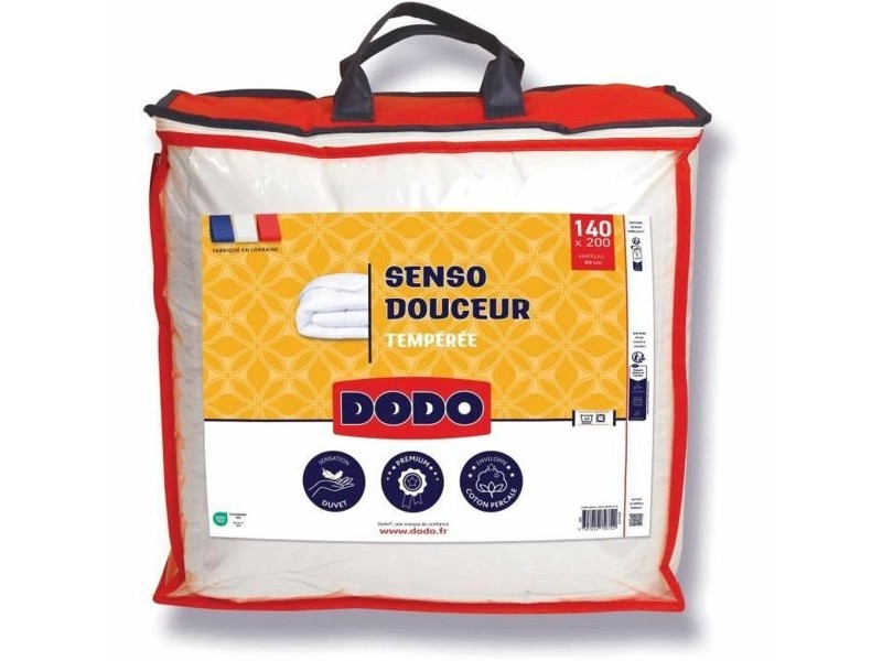 Скандинавски Стил Пълнеж DODO SENSO DOUCEUR Бял 350 g/m² 140 x 200 cm Скандинавски Стил Пълнеж DODO SENSO DOUCEUR Бял 350 g/m² 140 x 200 cm