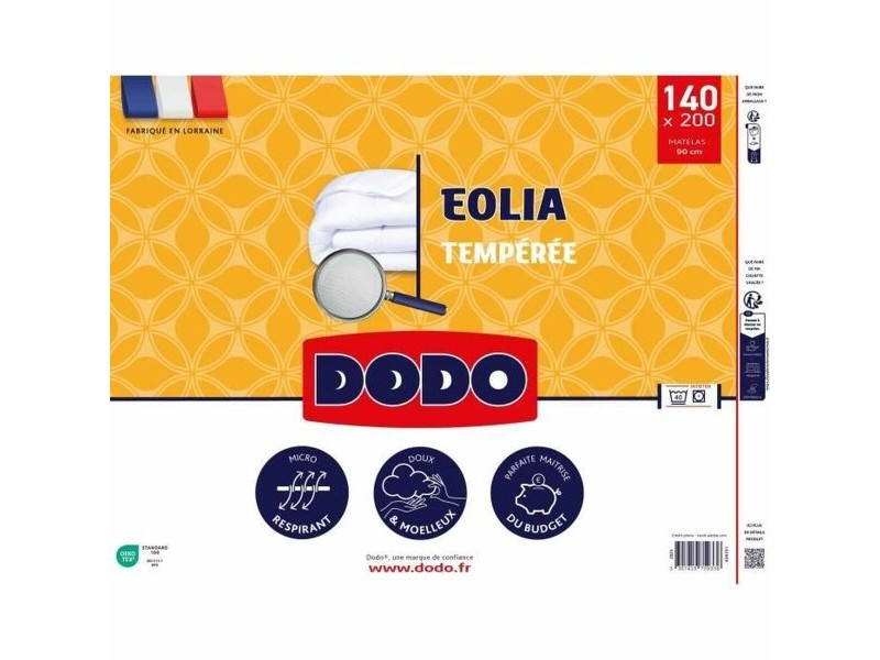 Скандинавски Стил Пълнеж DODO EOLIA Бял 300 g/m² 140 x 200 cm Скандинавски Стил Пълнеж DODO EOLIA Бял 300 g/m² 140 x 200 cm
