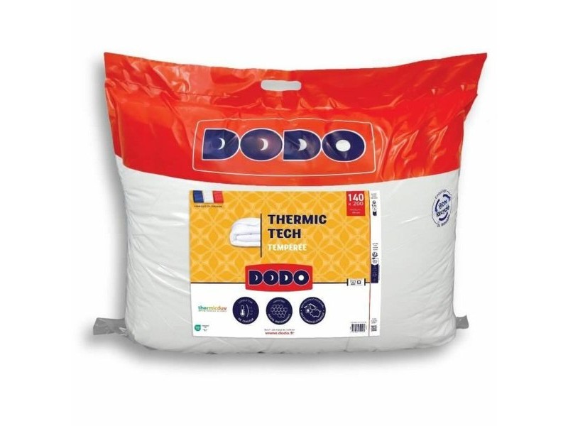 Скандинавски Стил Пълнеж DODO THERMIC TECH Бял 250 g/m² 140 x 200 cm