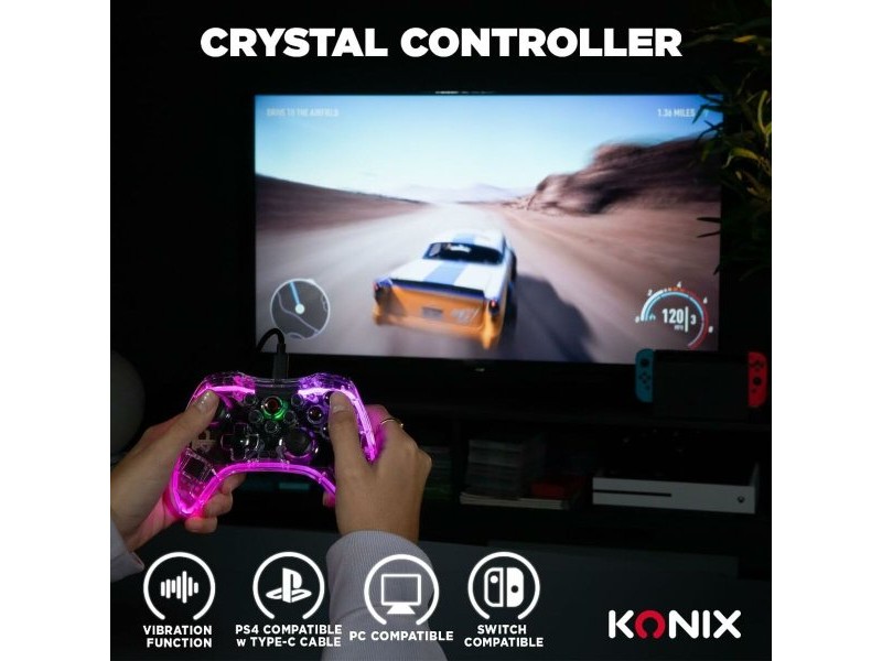Джойстик KONIX Crystal
