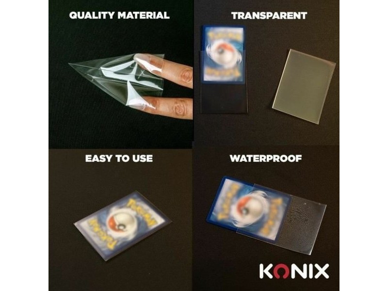 Калъфи за карти KONIX 100 броя