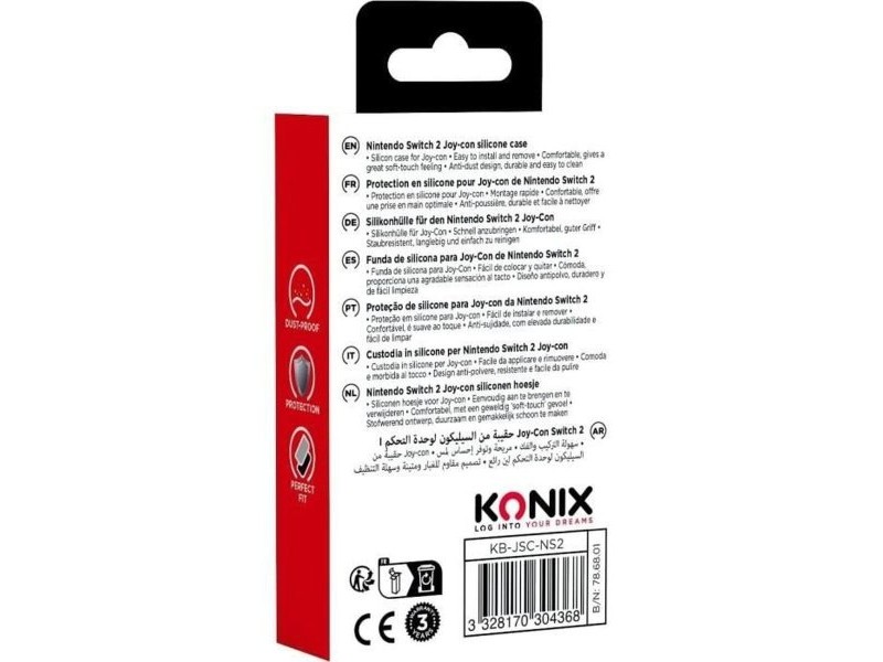 Защитен калъф KONIX Черен Сив
