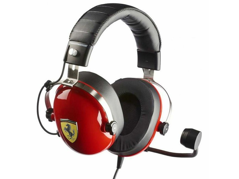 Слушалки с микрофон за игра Thrustmaster T.Racing Scuderia Ferrari Edition-DTS Червен