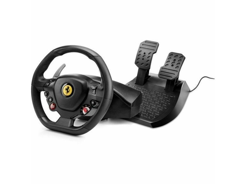 Безжичен джойстик Thrustmaster T80 Ferrari 488 GTB Edition Черен PlayStation 4