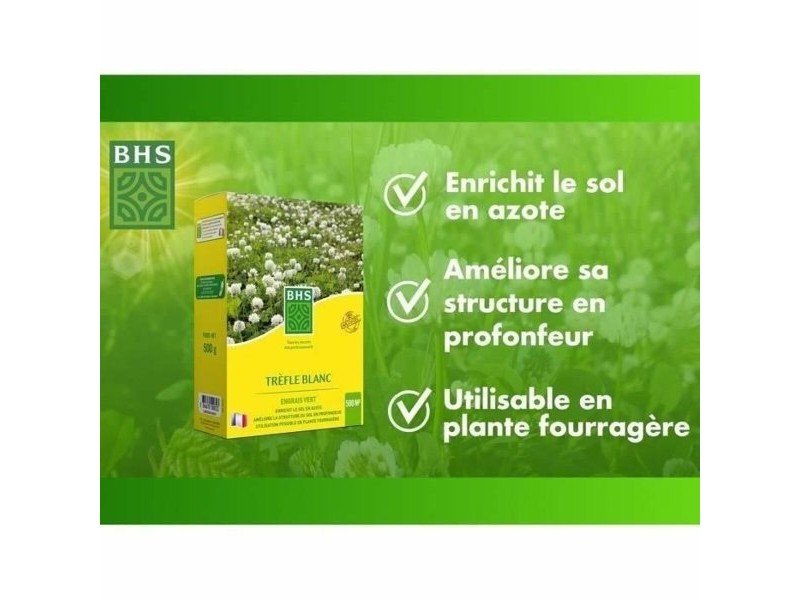 Семена BHS Trèfle Blanc 500 g