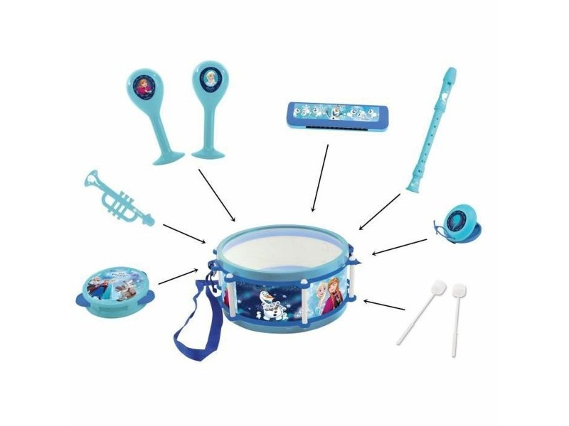 Играчка Комплект музикални инструменти Lexibook Frozen Пластмаса 7 Части
