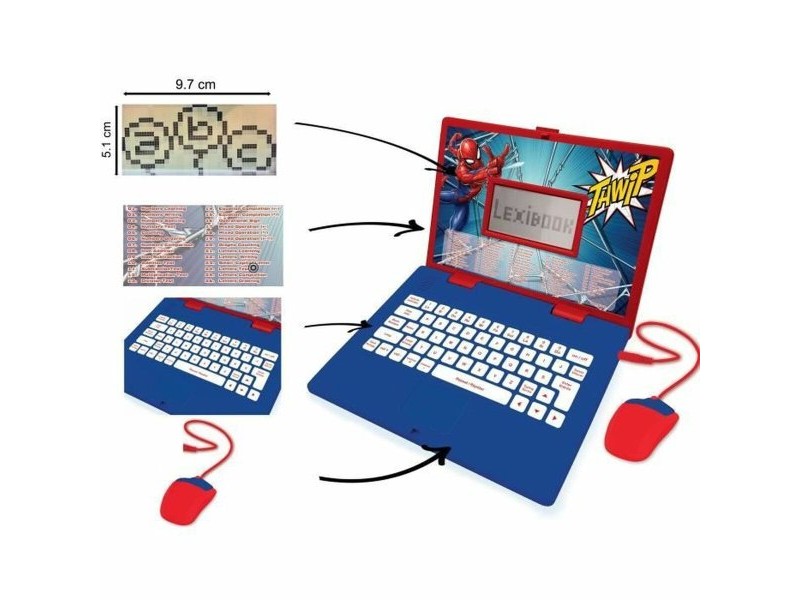 Лаптоп Lexibook SPIDER-MAN (FR / EN) английски език
