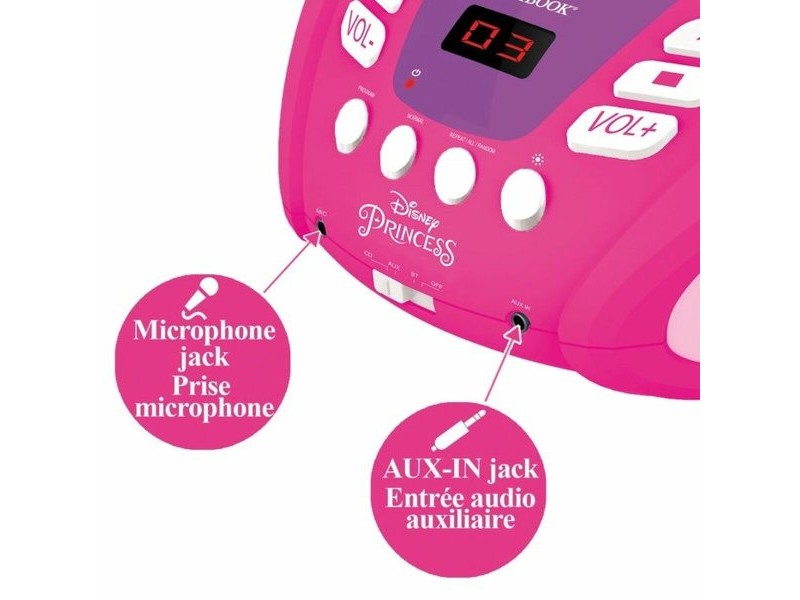 CD MP3 блутут радио Lexibook PRINCESA DE DISNEY Bluetooth 5.0