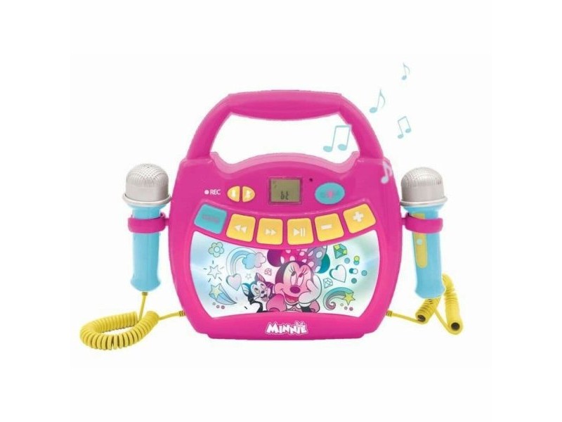 Тонколони с блутут и микрофон Караоке Lexibook MINNIE MOUSE
