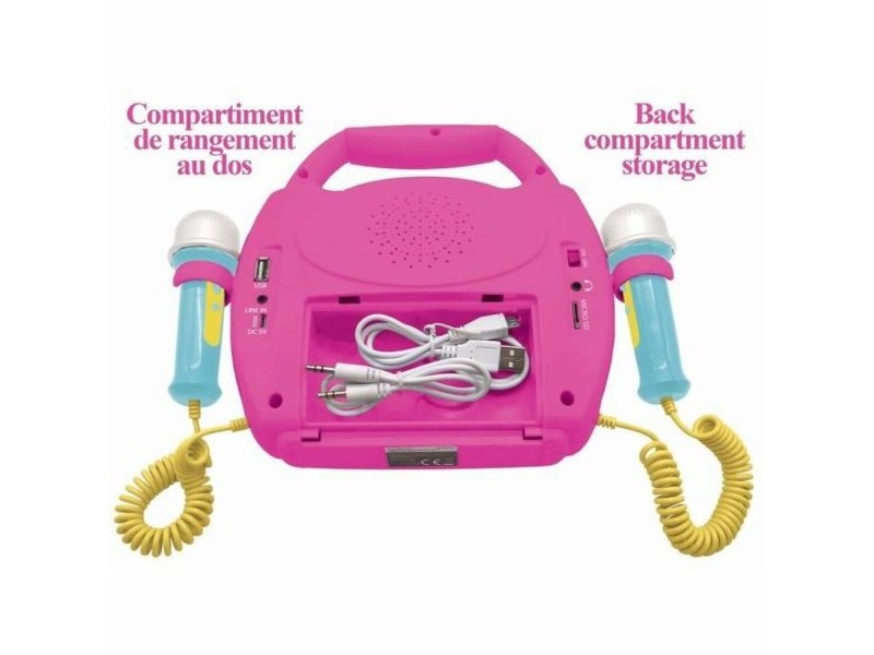 Тонколони с блутут и микрофон Караоке Lexibook MINNIE MOUSE