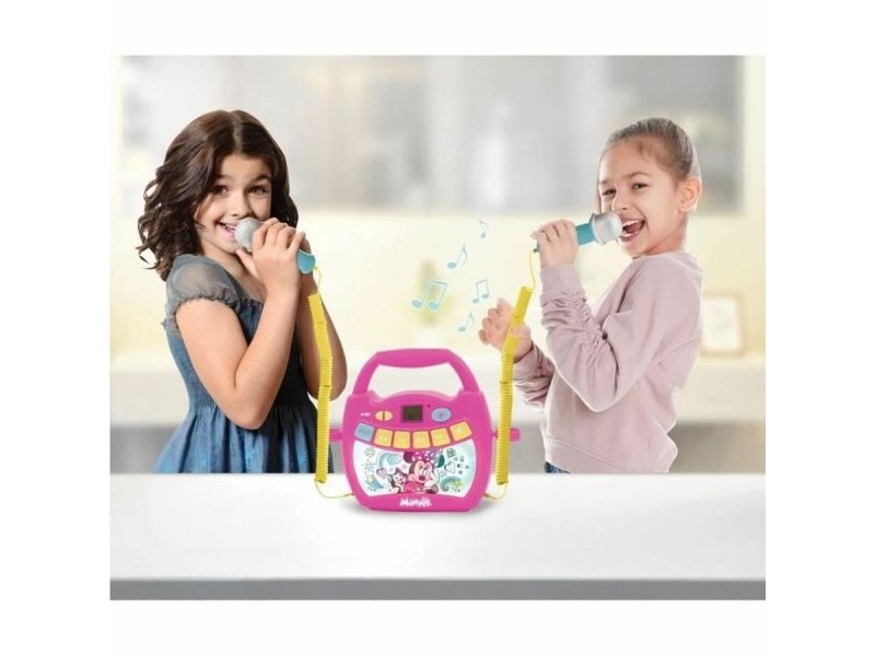 Тонколони с блутут и микрофон Караоке Lexibook MINNIE MOUSE