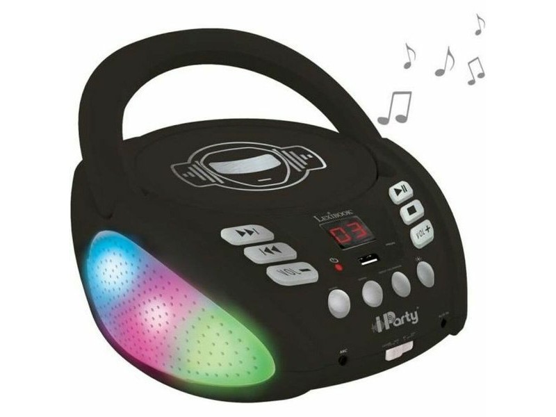 CD/MP3 плейър Lexibook iParty Bluetooth 5.0 Черен USB