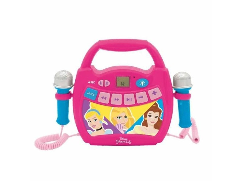 Тонколони с блутут и микрофон Караоке Lexibook PRINCESA DE DISNEY