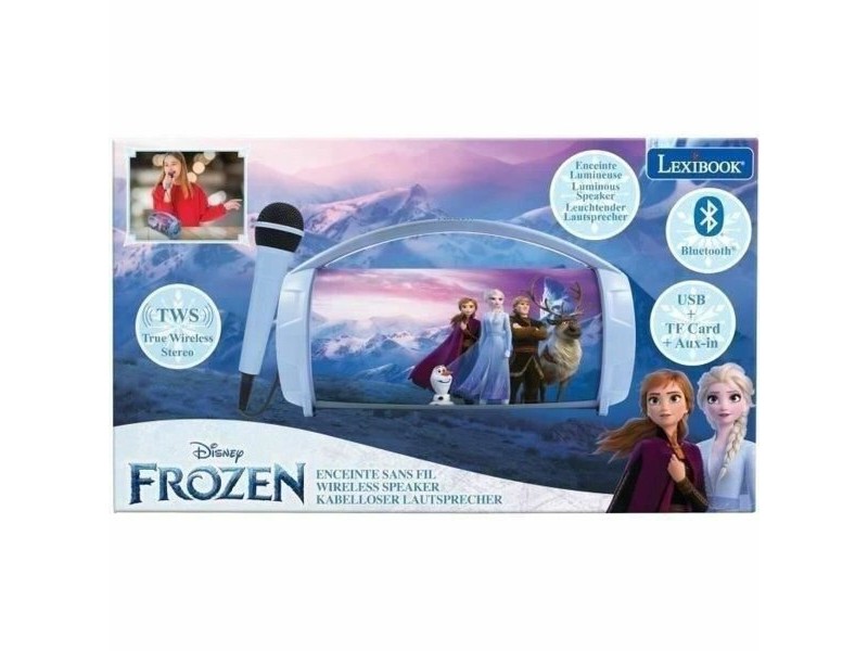 Тонколони с блутут и микрофон Караоке Lexibook Frozen