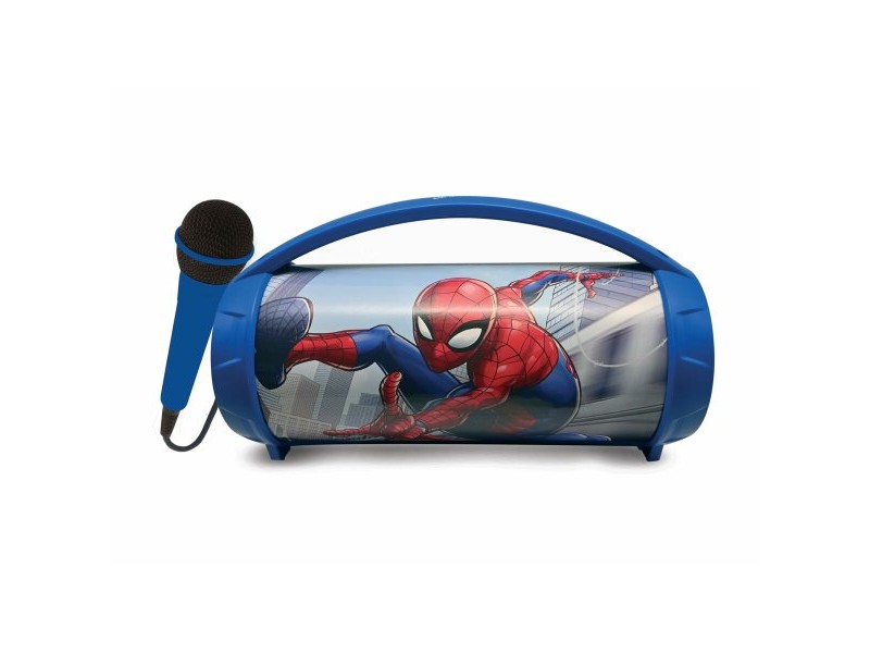 Тонколони с блутут и микрофон Караоке Lexibook Spider-Man