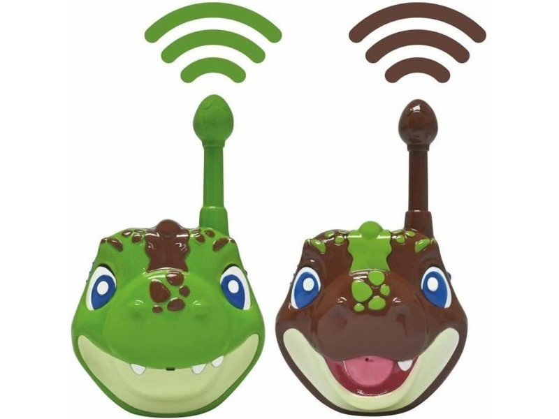 Уоки токи Lexibook Walkie talkie de dinosaurios en 3D de 500 m