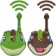 Уоки токи Lexibook Walkie talkie de dinosaurios en 3D de 500 m