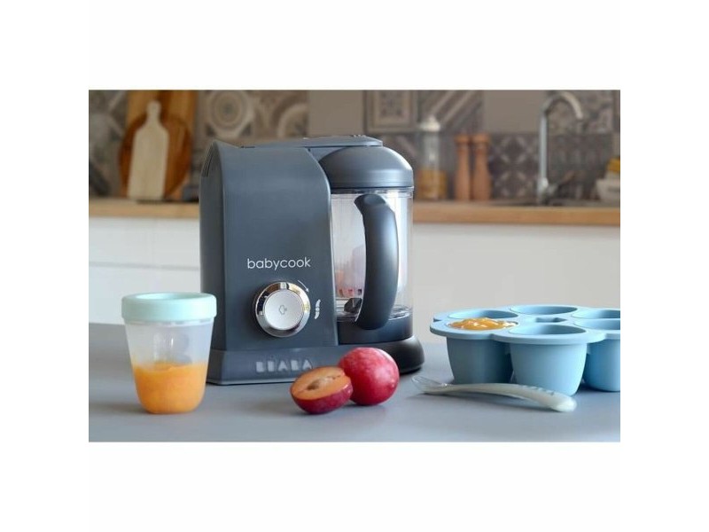 Кухненски робот Béaba Babycook Solo Сив 1,1 L 4 в 1