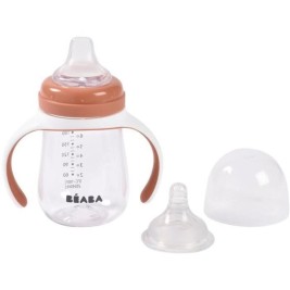 чашата за обучение Béaba Оранжев 210 ml