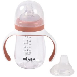 чашата за обучение Béaba Оранжев 210 ml