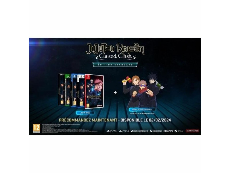Видеоигра PlayStation 5 Bandai Namco Jujutsu Kaisen: Cursed Clash (FR)