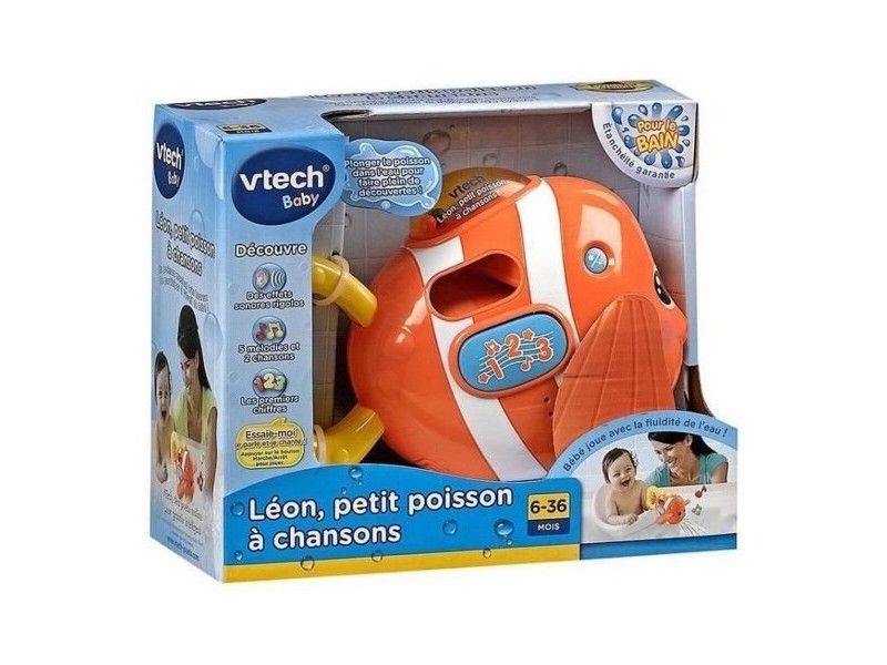 Играчка за Баня Vtech Baby Léon, Petit Poisson à Chanson