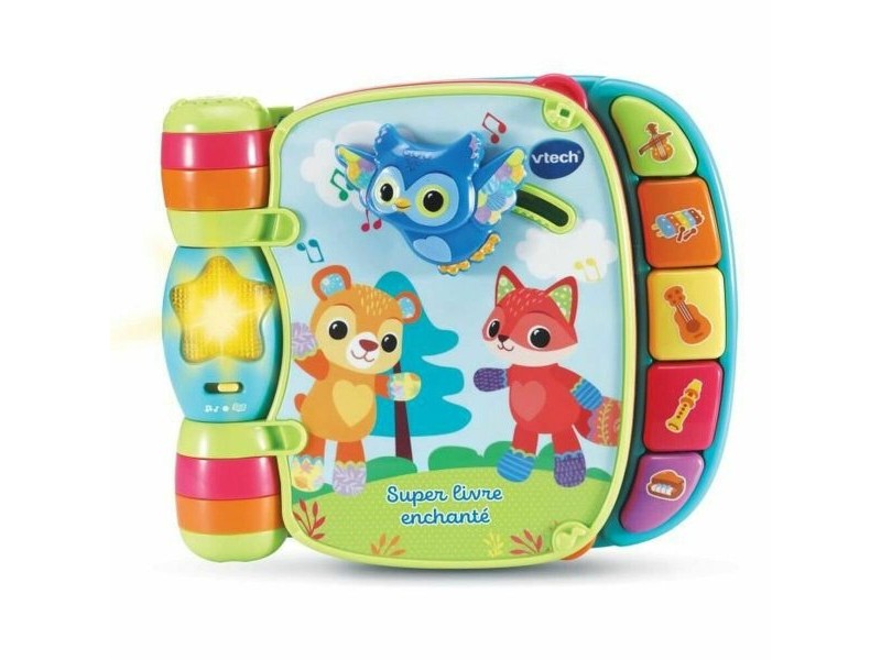 Детска интерактивна книга Vtech Baby Super Enchanted Book of Baby Kitties