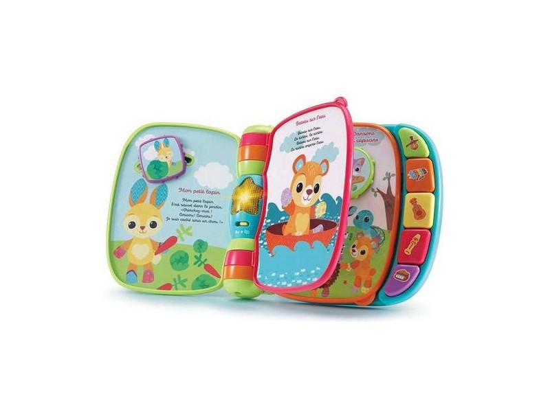 Бебешка играчка Vtech Libro musical primeras canciones. 19 x 22 x 4 cm