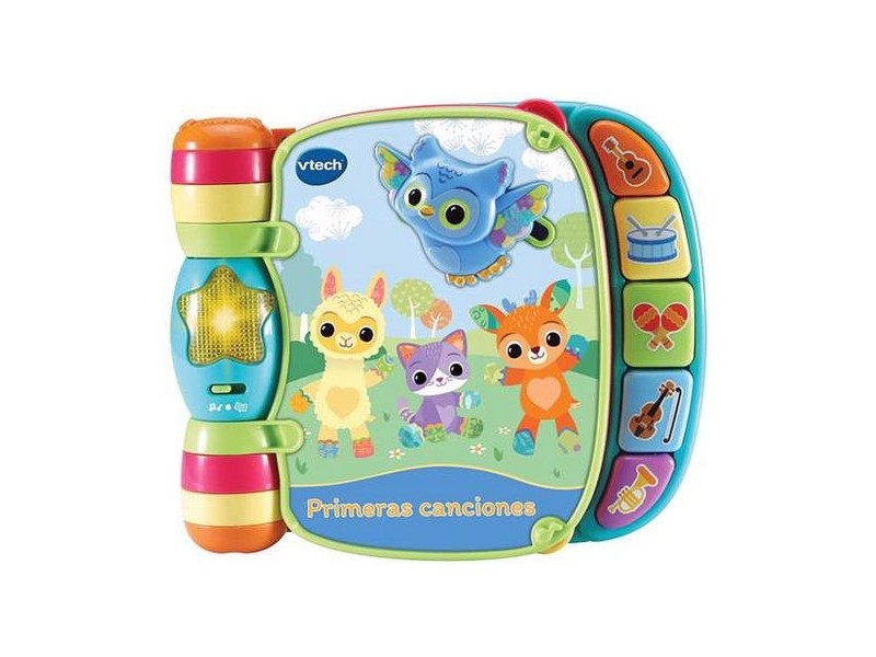 Бебешка играчка Vtech Libro musical primeras canciones. 19 x 22 x 4 cm