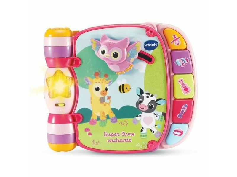 Детска интерактивна книга Vtech Baby Super Enchanted Book of Baby Kitties