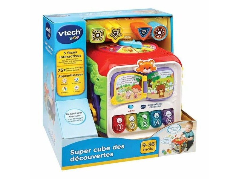 Интерактивна Играчка за Бебе Vtech Baby Super Cube of the Discoveries