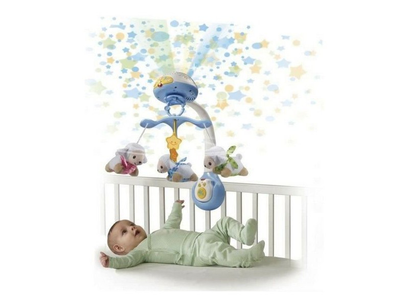 Бебешка Играчка Въртележка Lumi Mobile Vtech Lumi Sheep