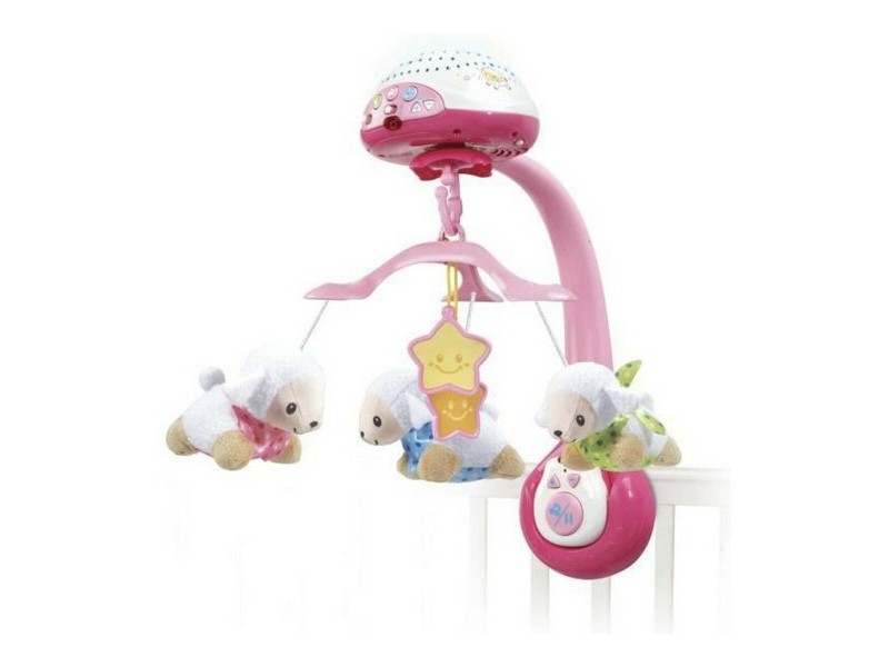 Бебешка играчка Vtech Baby Sheep Count Розов Пластмаса Бебешко Креватче