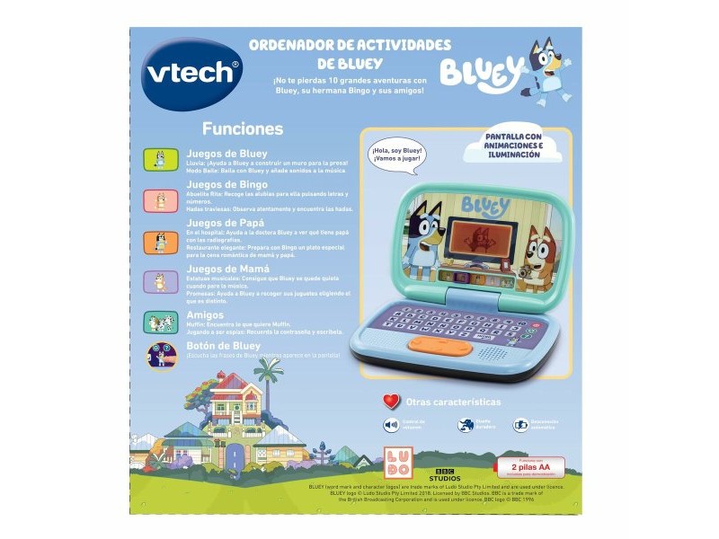 Играчка компютър Vtech Bluey ES