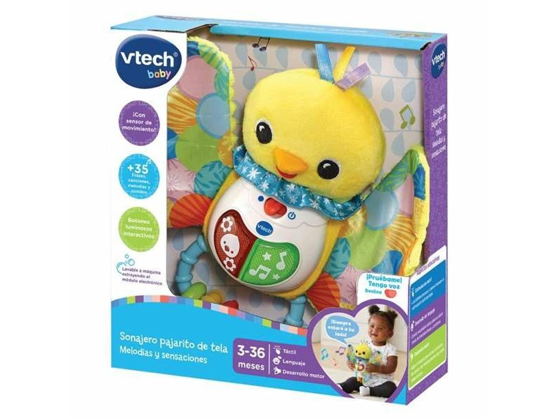 Музикална Дрънкалка Vtech Baby Музика Интерактивен Малка патица Светлини 20 x 21 x 6 cm